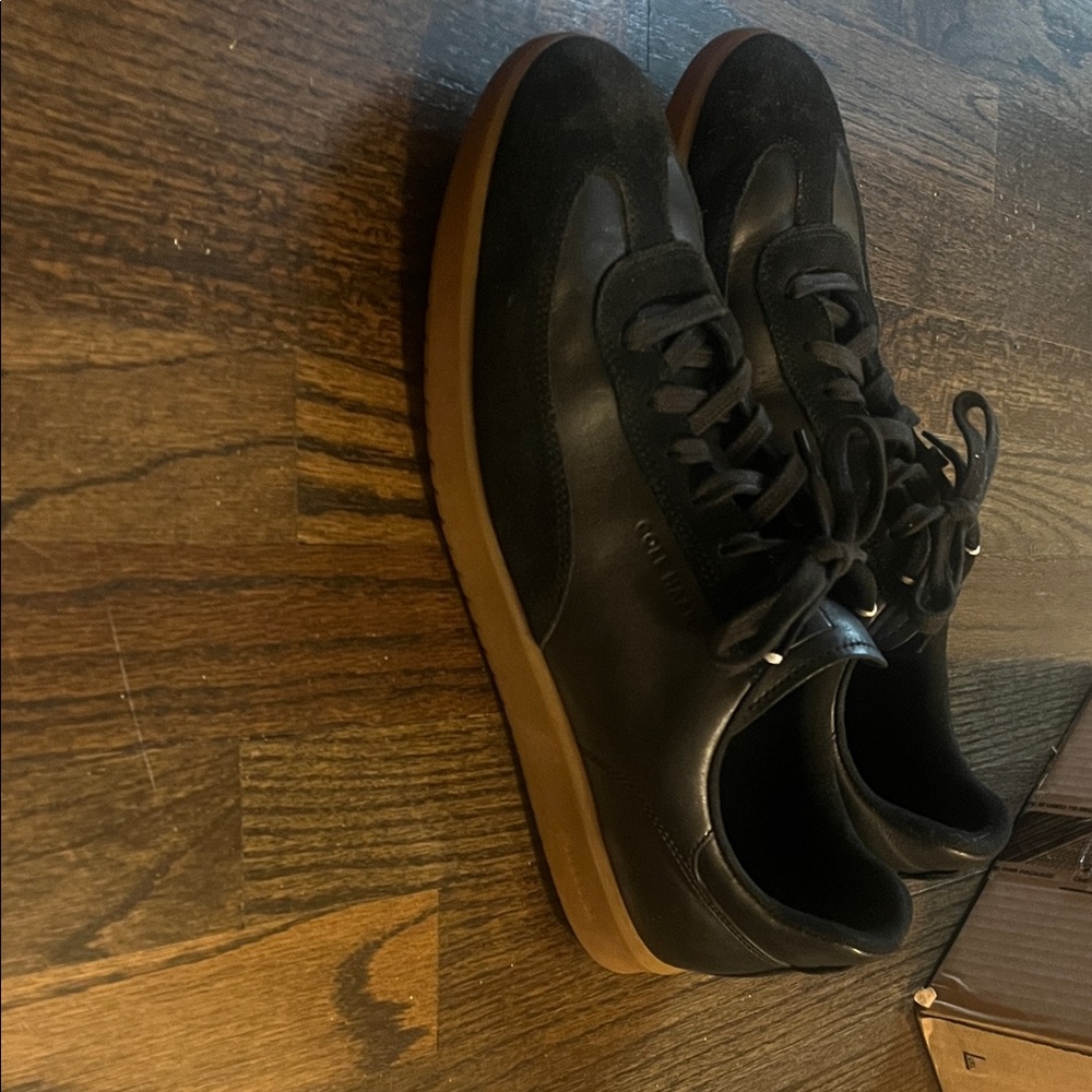 Cole Haan Black Leather Sneakers